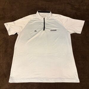 Vivint Baby Blue Turtle Shell Knocking Quarter-Zip